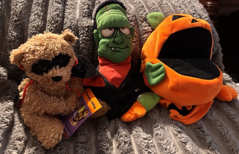 Halloween Puppet Lot of 3
