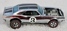 VINTAGE HOT WHEELS REDLINE CHROME CAMARO HEAVY CHEVY 1969 HONG KONG