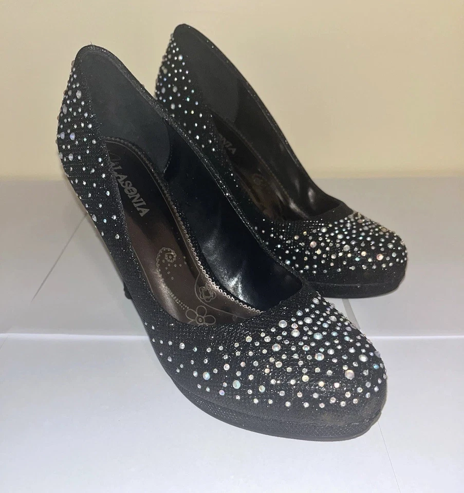 Женщин черный платье туфли 7,5 в Lasonia бренд Lasonia туфли доставка бесплатно с коробкой - Изображение 2 из 4