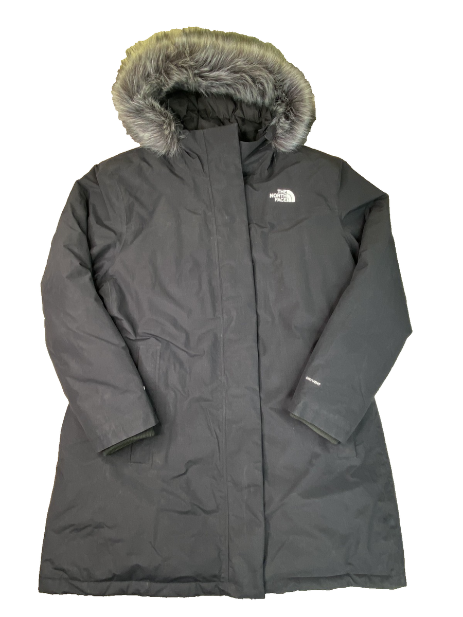 美品★ノースフェイス アークティックパーカ ロング 550FP DRYVENT The North Face Arctic Parka Womens 3XL DryVent 550 Down Faux Fur