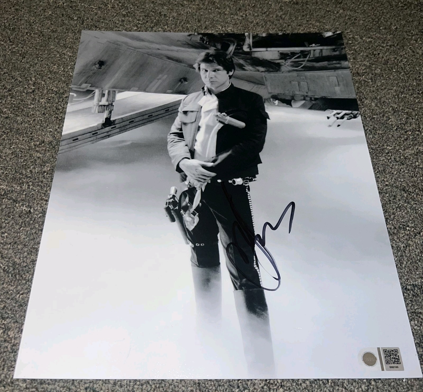Harrison Ford Signed 11x14 Photo Star Wars Han Solo SWAU #1