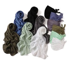 Hijab In Pizzo Per Donne - Sciarpa Islamica Elegante Con Elastico