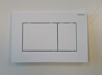 Geberit Sigma20 Betätigungsplatte, für 2-Mengen-Spülung, rechteckig,