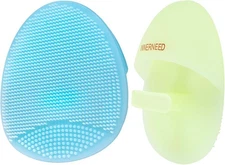 Soft Silicone Facial Cleansing Brush Manual Face Scrubber Exfoliating Massage