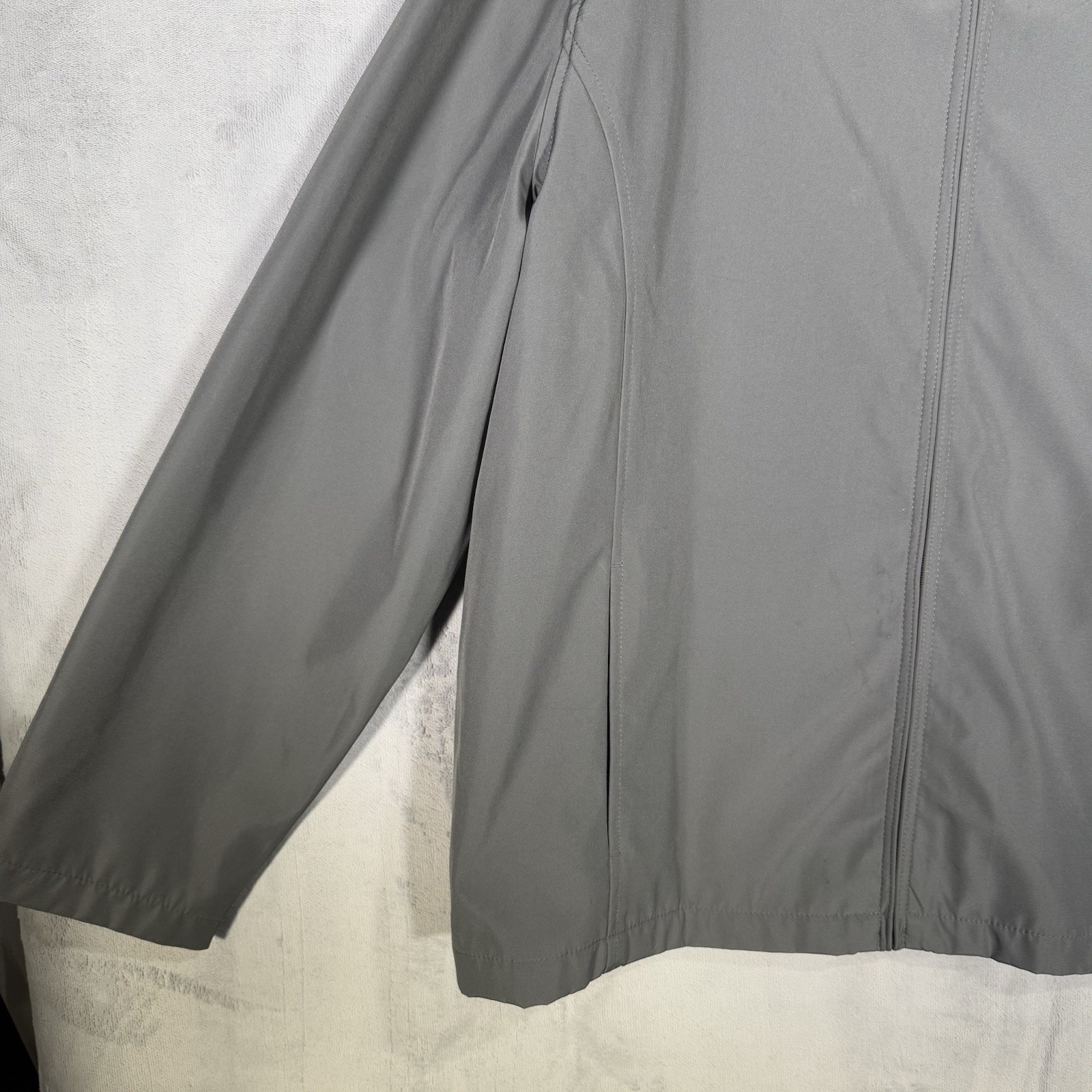 Structure Gray Zip-Up Lightweight Jacket Men’s L … - image 8