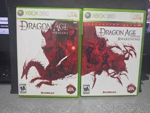 Dragon Age: Origins &  Awakening (Microsoft Xbox 360) Complete in Box, V-Good