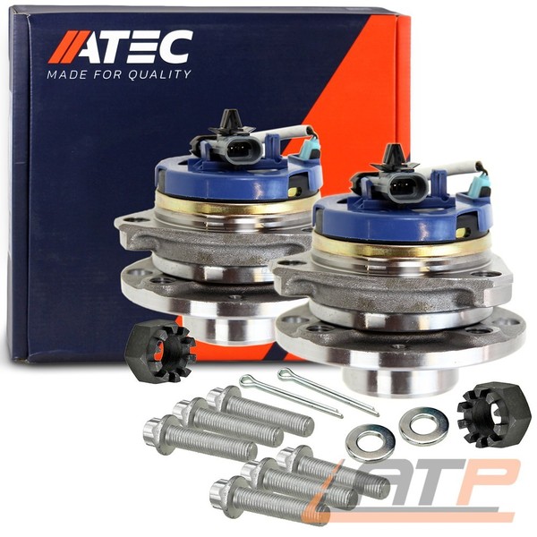 2X Radnabe Radlagersatz Radlager Satz Vorne FÜR Opel Astra G Zafira A 4-LOCH ABS-image