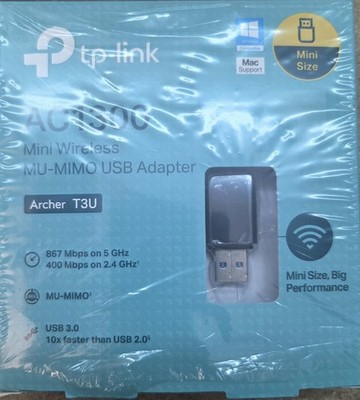 TP-Link Archer T3U AC1300 Mini Wireless MU-MIMO USB Adapter.