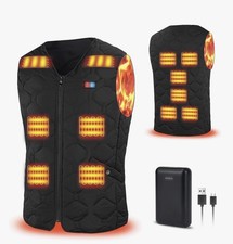 Rrtizan Heated Vest for Men,Lightweight Electric Heating Vest with Battery Pa...