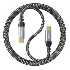 USB C Cable 3ft, USB C 3.2 Gen 2X2 Cable, 4K Monitor Video 3FT Black Straight