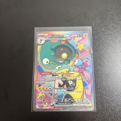 Pokémon TCG lono's Bellibolt ex 279/217 SIR (Ascended Hero s English) Near Mint