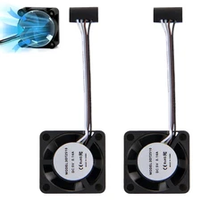 2PCS Extruder Hotend Cooling Fan for Bambu Lab P1P/P1S 3D Printer, 2510 Rapid Co