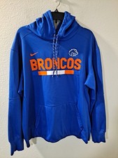 Nike Denver Broncos Dri-FIT Pullover Performance Hoodie Blue Men XL NFL Football