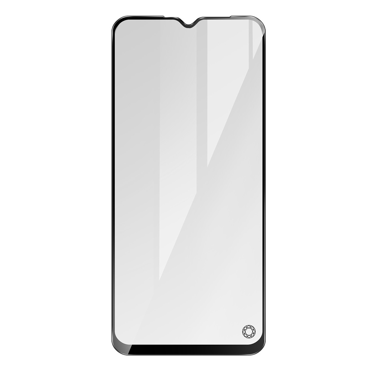 Verre organique Galaxy A22 fini les écrans brisés protection antichoc 2.5D