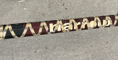 Harrow Stress Flex Shaft lacrosse Reversible Grip Maroon Lax