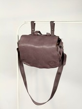 Borsa per pannolini Gucci in pelle Soho GG