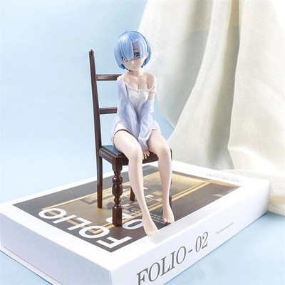 Re:Zero Rem Sleeping Suit PVC Action Figure Sitting Model Collectible Statue