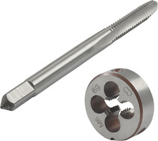 M6 X 1.0 Metric Tap and Die Set, M6 X 1Mm Machine Tap Die Set Right Hand Screw T