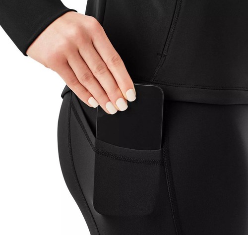 Member's Mark Women's Super Soft Side Pockets Extra Warm Legging M - Picture 2 of 4
