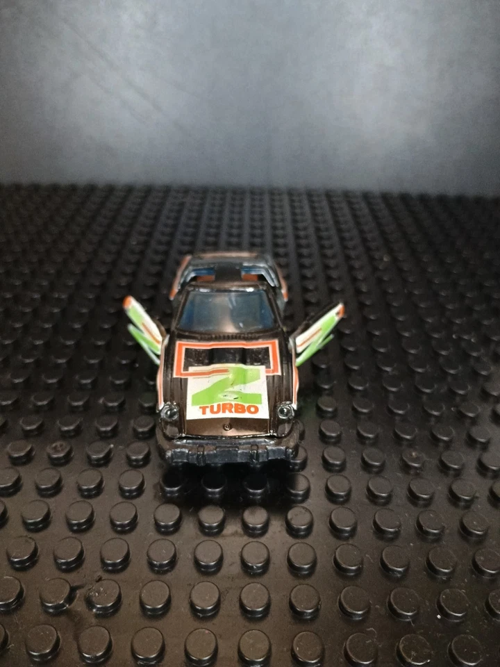 KIDCO Lock Ups Datsun 240Z Turbo Modelo Preto Brinquedo Portas de Abertura de Carro Vintage 1982 - Imagem 2 de 4