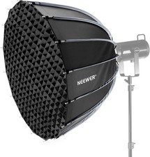 90 cm Parabol-Softbox Bowens Halterung, Schnellspanner mit Diffusoren/Gitter/...
