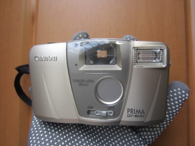 Canon Prima BF-800 35mm Film Camera Automatic Point & Shoot Silver