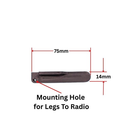 Xiegu G90 HF Transceiver Folding Front Legs - Zdjęcie 8 z 8