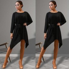 Ballroom Latin Rumba Samba Paso Doble Practice Dance Dress Cha Cha Salsa Rhythm