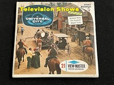 Sawyer'sView-Master Set PROGRAMAS DE TELEVISIÓN EN UNIVERSAL STUDIOS California 1962