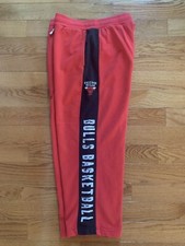 chicago bulls basketball NBA sweatpants red black size medium USA made