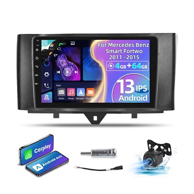 [4+64G] Car Radio for Mercedes Benz Smart Fortwo 2011-2015 - 9 inch IPS 1280 ...