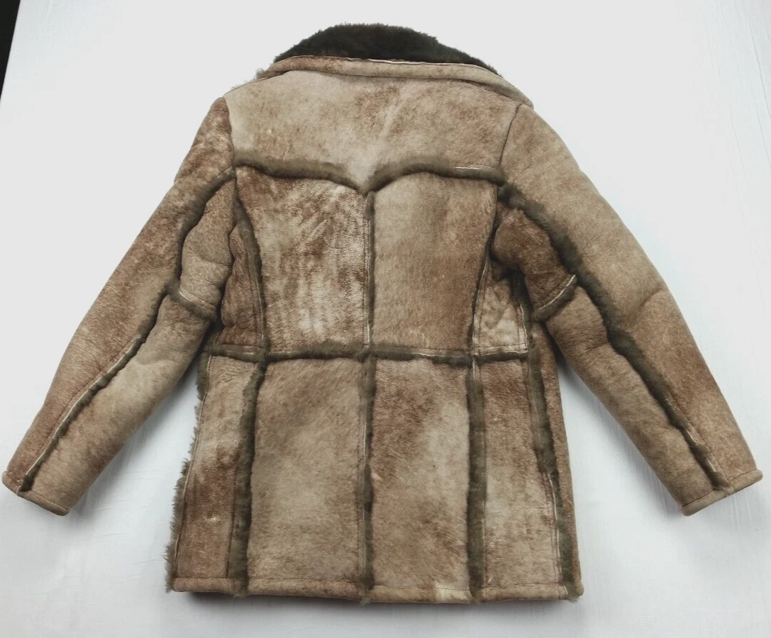 Schott fur best sale coat