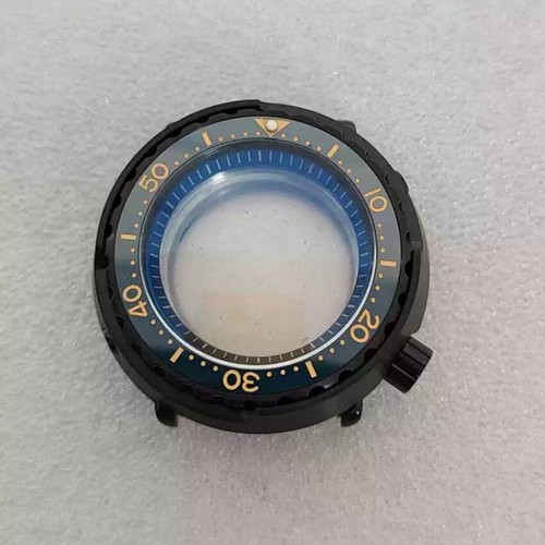 45MM Canister Model Black Case + Blue Inner Shadow Dense Base for NH35 Movement - Picture 12 of 24