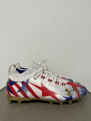 Under Armour Spotlight LE MC USA Football Cleats Mens Size  display picture 1