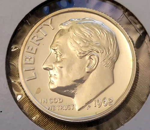 1962  Roosevelt Proof Dime 90% silver
