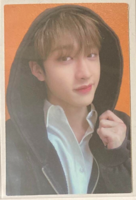 Stray kids Bang Chan GO LIVE Official both sides Photocard photo
