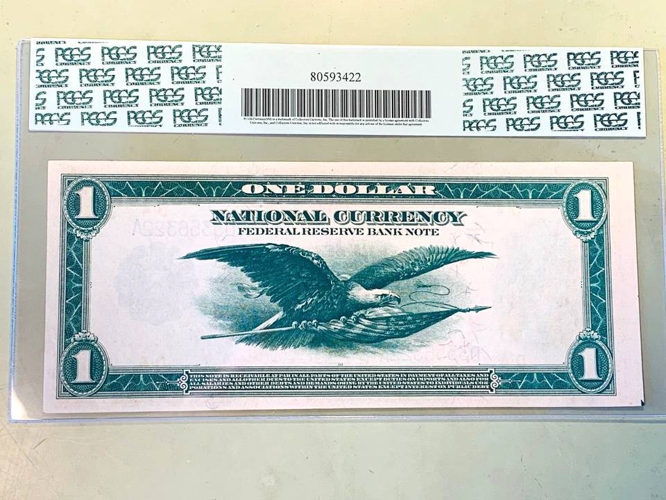 1918 $1 Cleveland FRBN - PCGS 63PPQ Choice NEW - Fr. 718 - Image 2 of 2