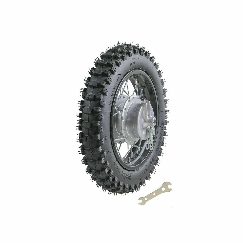 Rear 80/100-10+Front 60/100-12 Tire Rim Drum Bake kit CRF70 TTR90 KLX110 - Image 2 of 4