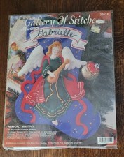 Bucilla Gallery of Stitches Heavenly Minstrel 15" Felt Angel Stocking 33512 NEW