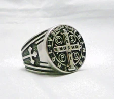 St Benedict Exorcism Ring Demon Protection Ghost Hunter Paranormal