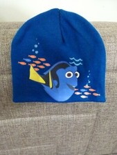 Disney Pixar Kids Unisex Beanie Knit Finding Dory Acrylic Blue One Sz 7-16Years