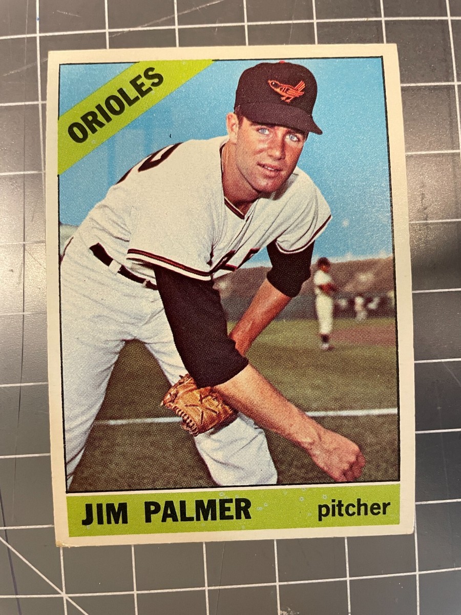 1966 TOPPS #126 JIM PALMER BALTIMORE ORIOLES ROOKIE BASEBALL CARD