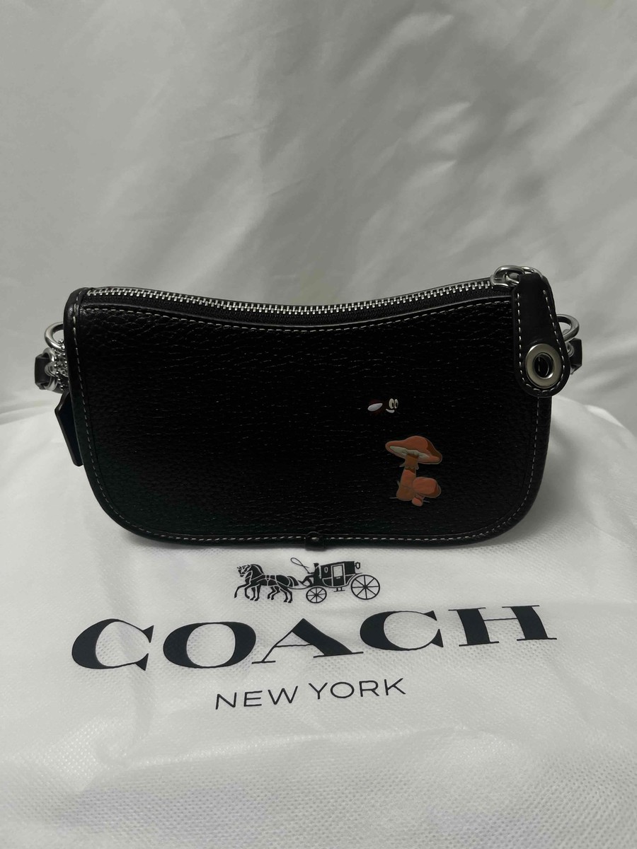 Coach X Disney Swinger 20 Mickey Mouse TBlack Mushrooms