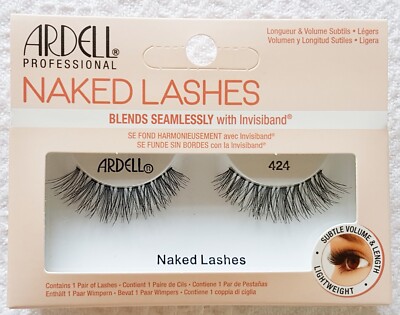 False Eye Lashes ~ Ardell Naked Lashes - Style 424 (leicht, dezentes Volumen)