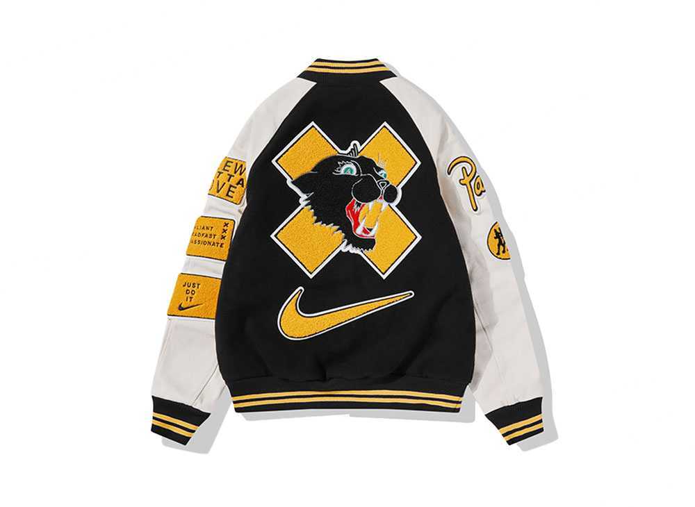Nike x Patta Men's Varsity Jacket Black FJ3107-010 | eBay