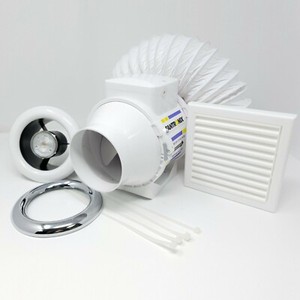 bathroom extractor with led light