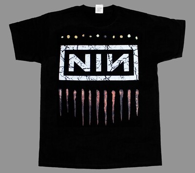 Nine Inch Nails R+RHOF 2020 Tシャツ Lサイズ NINE INCH NAILS NIN LOGO Rock S-XXL SHORT - LONG SLEEVE NEW BLACK