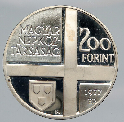 1977 HUNGARY Jozsef Rippl-Ronai Painter OLD Proof Silver 200