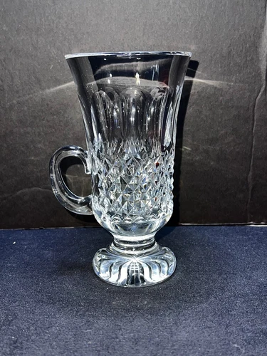 Rare Mint Vintage Waterford Crystal Colleen Short Stem Irish Coffee Glass 5 1/2”