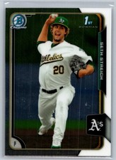 2015 Bowman Chrome Prospects Seth Streich Oakland Athletics #BCP96